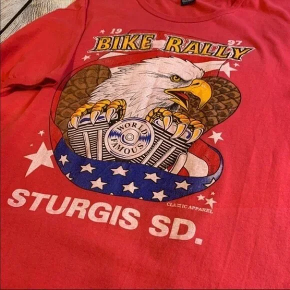 Trendy Vintage Sturgis Graphic Motorcycle Tee - Picture 2 of 14
